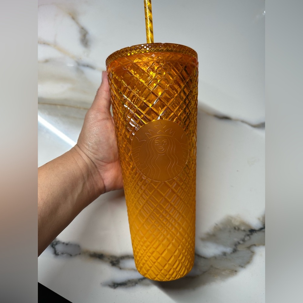 Starbucks Mango Venti Tumbler with Straw